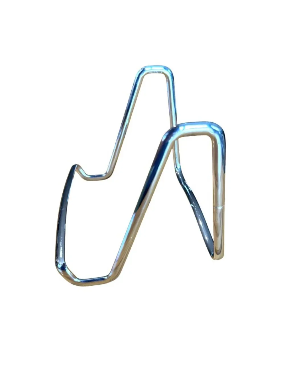 Stainless Steel Wire Stand Display Holder CookBooks Plates Photos Silver Metal